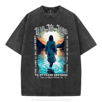 Lead Me Lord Christian Washed T-Shirt