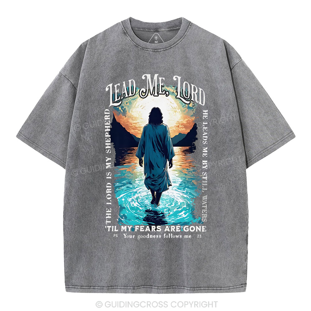 Lead Me Lord Christian Washed T-Shirt