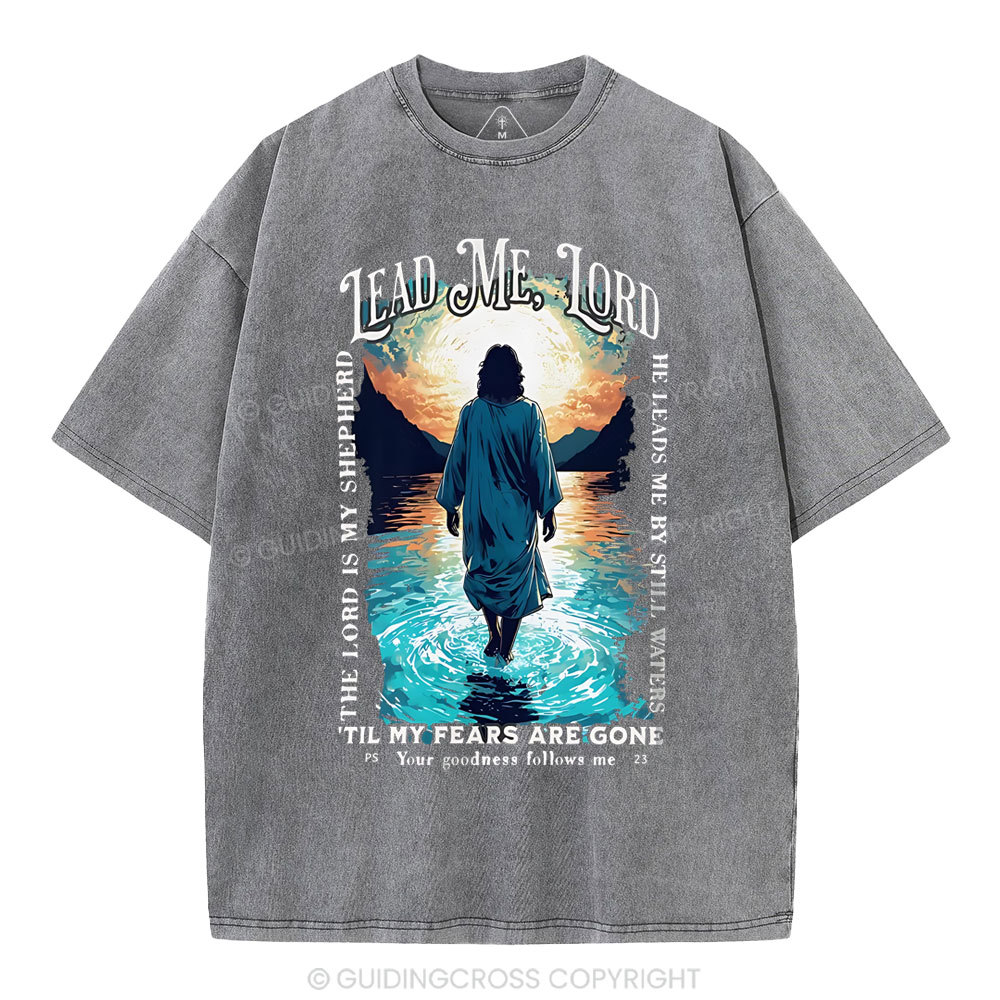 Lead Me Lord Christian Washed T-Shirt