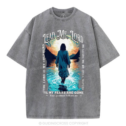 Lead Me Lord Christian Washed T-Shirt