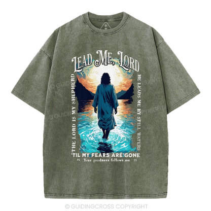Lead Me Lord Christian Washed T-Shirt