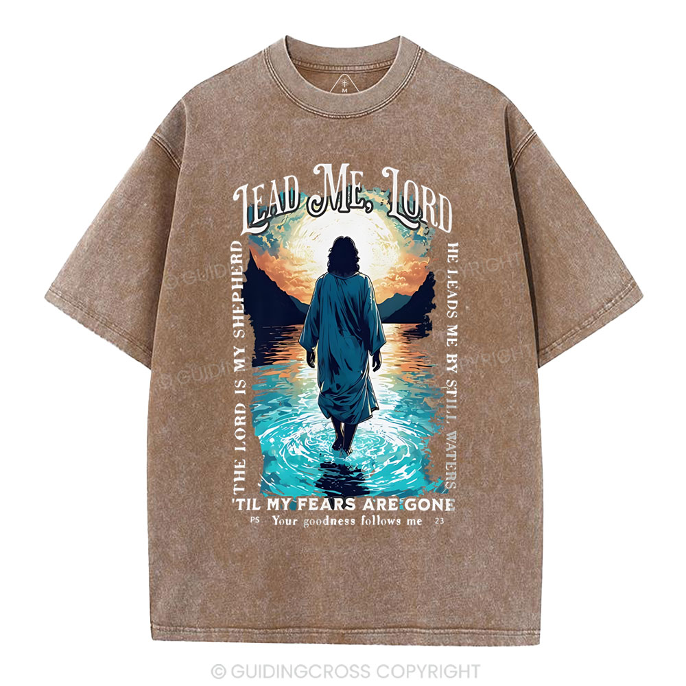 Lead Me Lord Christian Washed T-Shirt