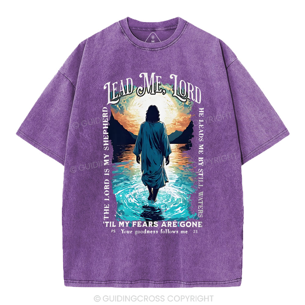 Lead Me Lord Christian Washed T-Shirt