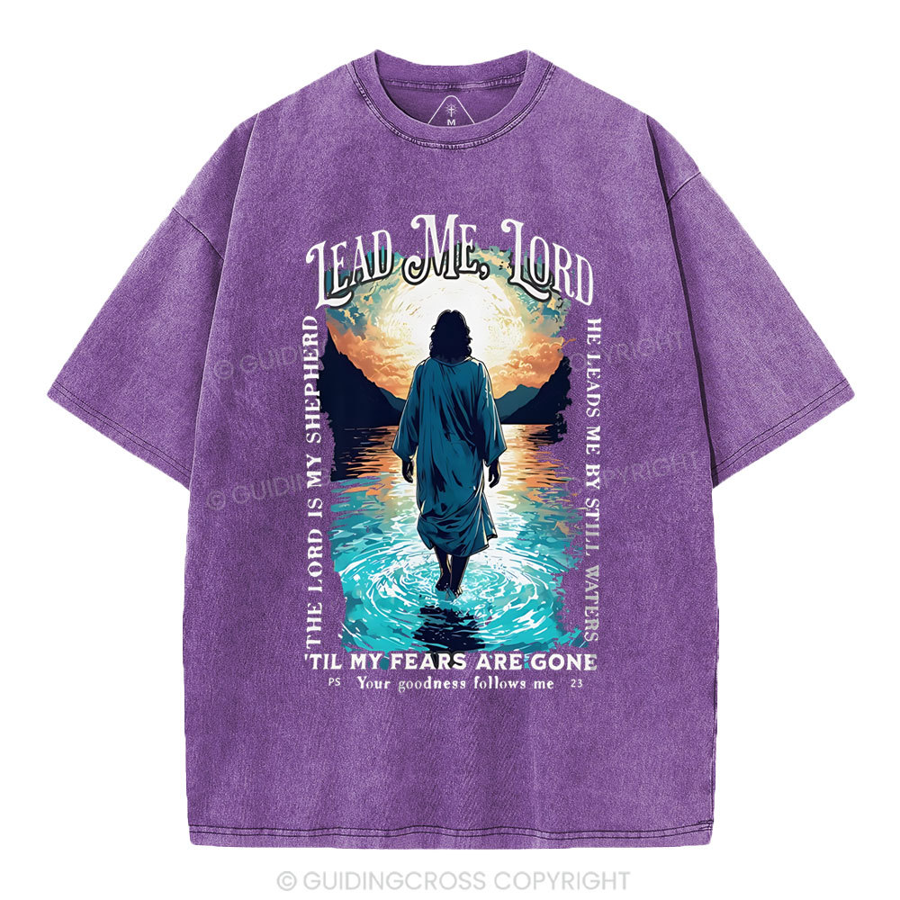 Lead Me Lord Christian Washed T-Shirt