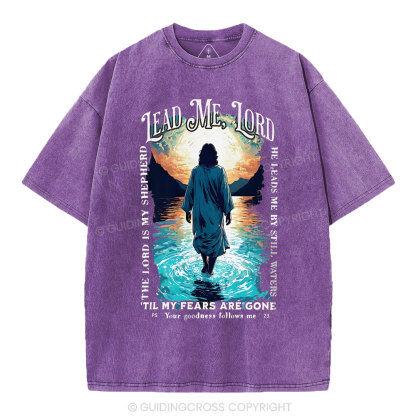Lead Me Lord Christian Washed T-Shirt
