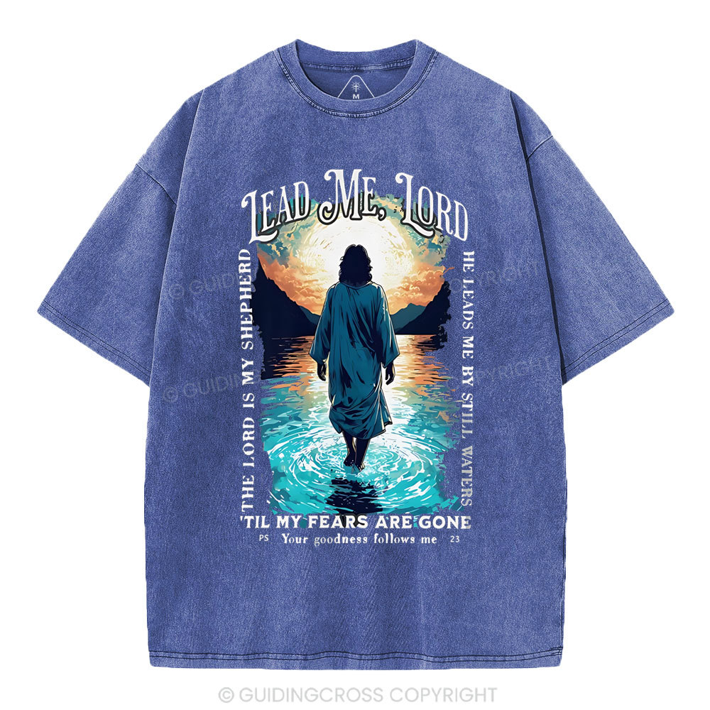 Lead Me Lord Christian Washed T-Shirt