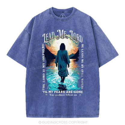 Lead Me Lord Christian Washed T-Shirt