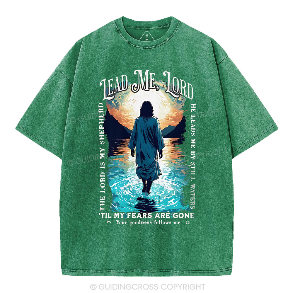 Lead Me Lord Christian Washed T-Shirt