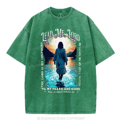 Lead Me Lord Christian Washed T-Shirt