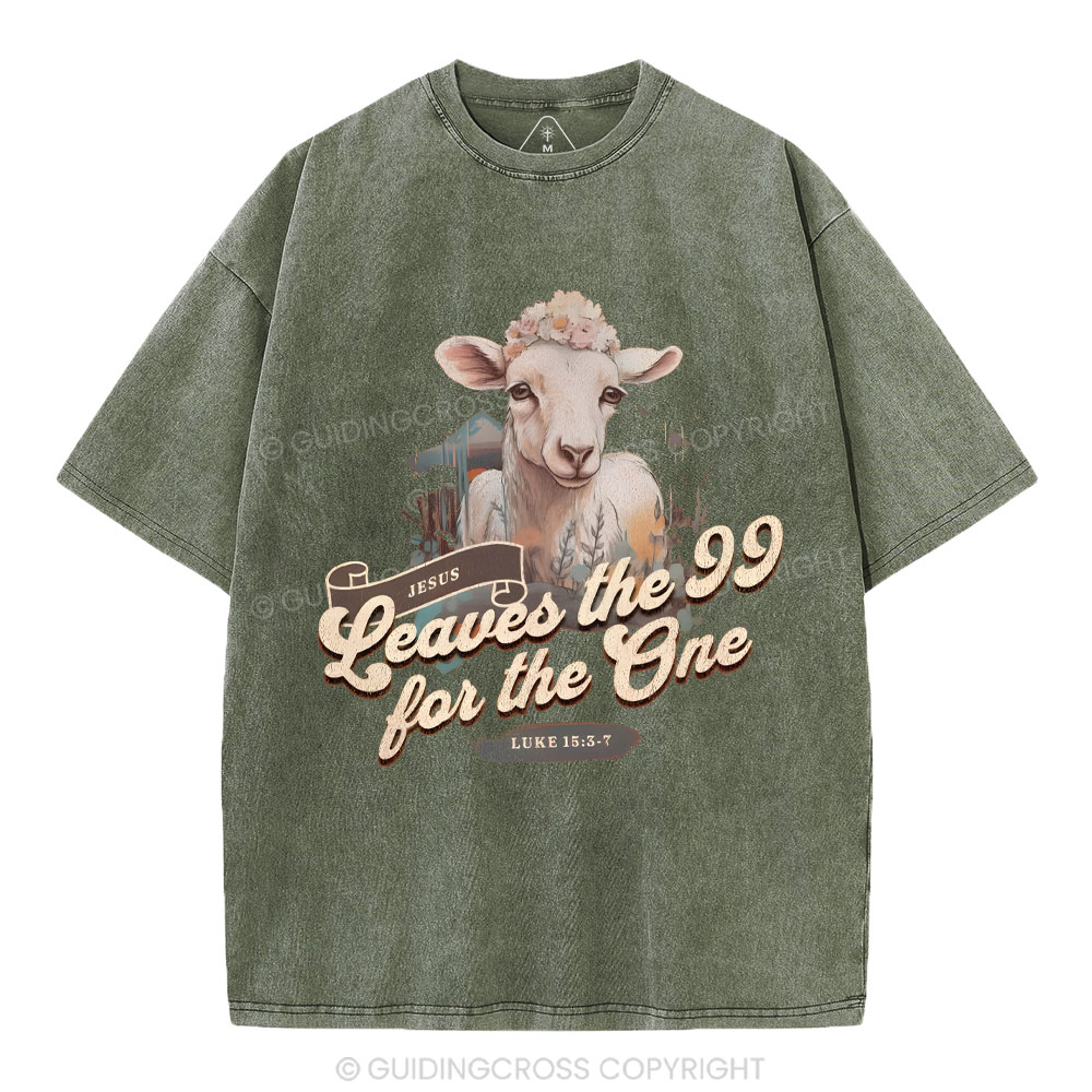 Leave The 99 For The One Christian Washed T-Shirt