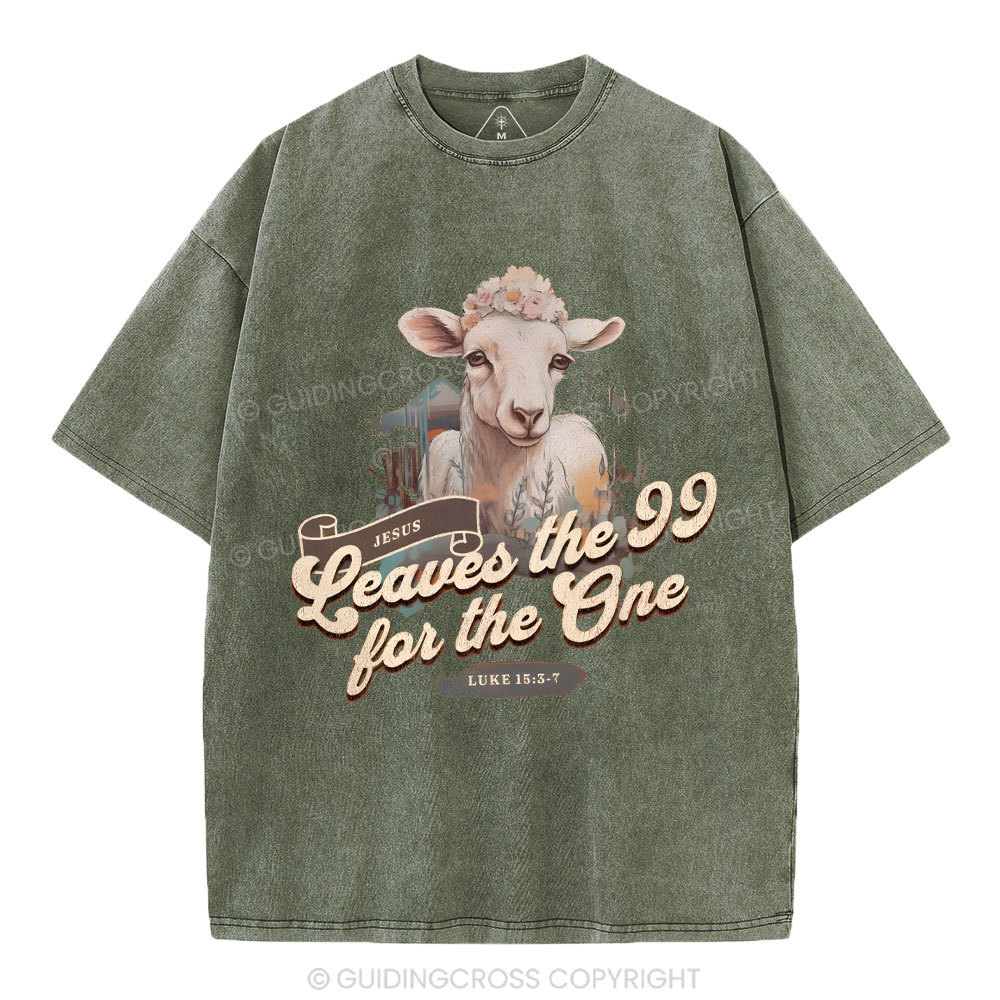 Leave The 99 For The One Christian Washed T-Shirt