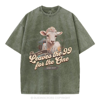 Leave The 99 For The One Christian Washed T-Shirt
