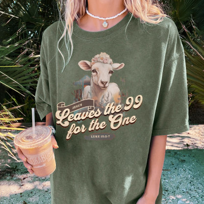 Leave The 99 For The One Christian Washed T-Shirt