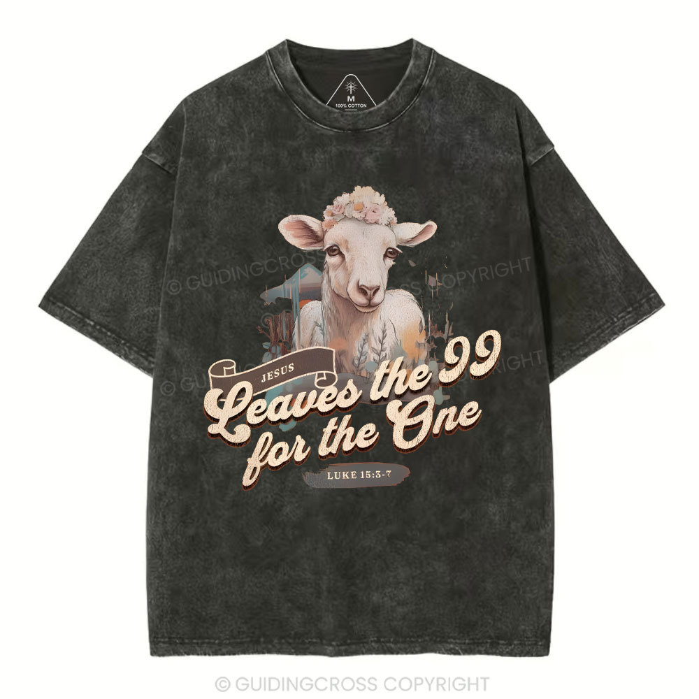 Leave The 99 For The One Christian Washed T-Shirt