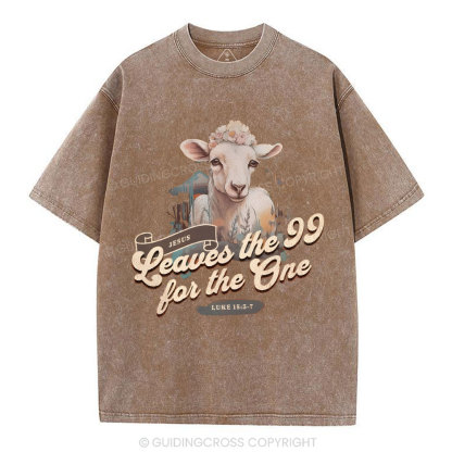 Leave The 99 For The One Christian Washed T-Shirt