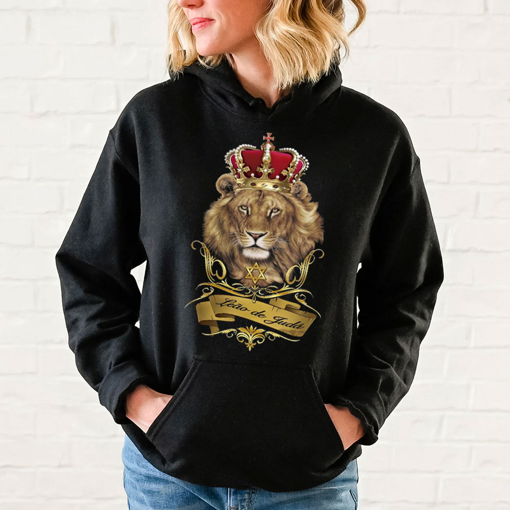Leo Of Judah Christian Hoodie