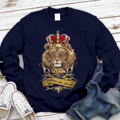Leo Of Judah Christian Sweatshirt