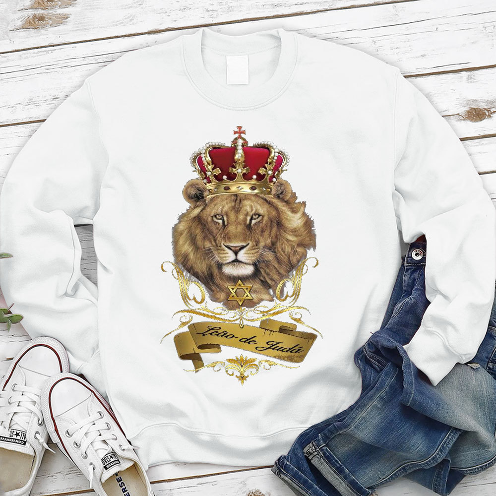 Leo Of Judah Christian Sweatshirt