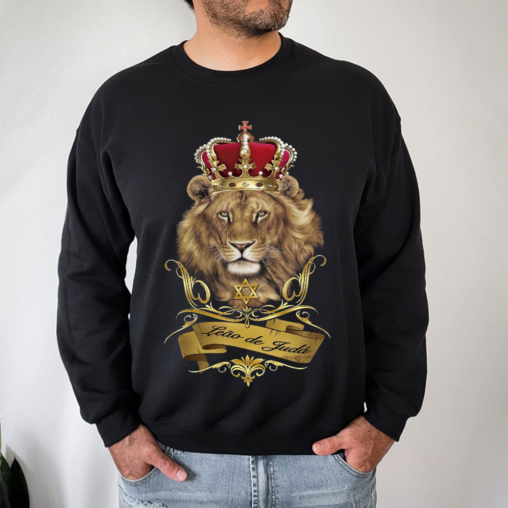 Leo Of Judah Christian Sweatshirt