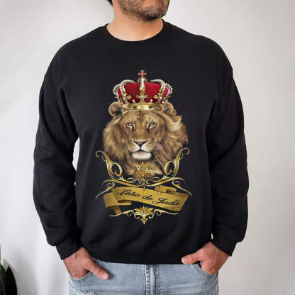 Leo Of Judah Christian Sweatshirt