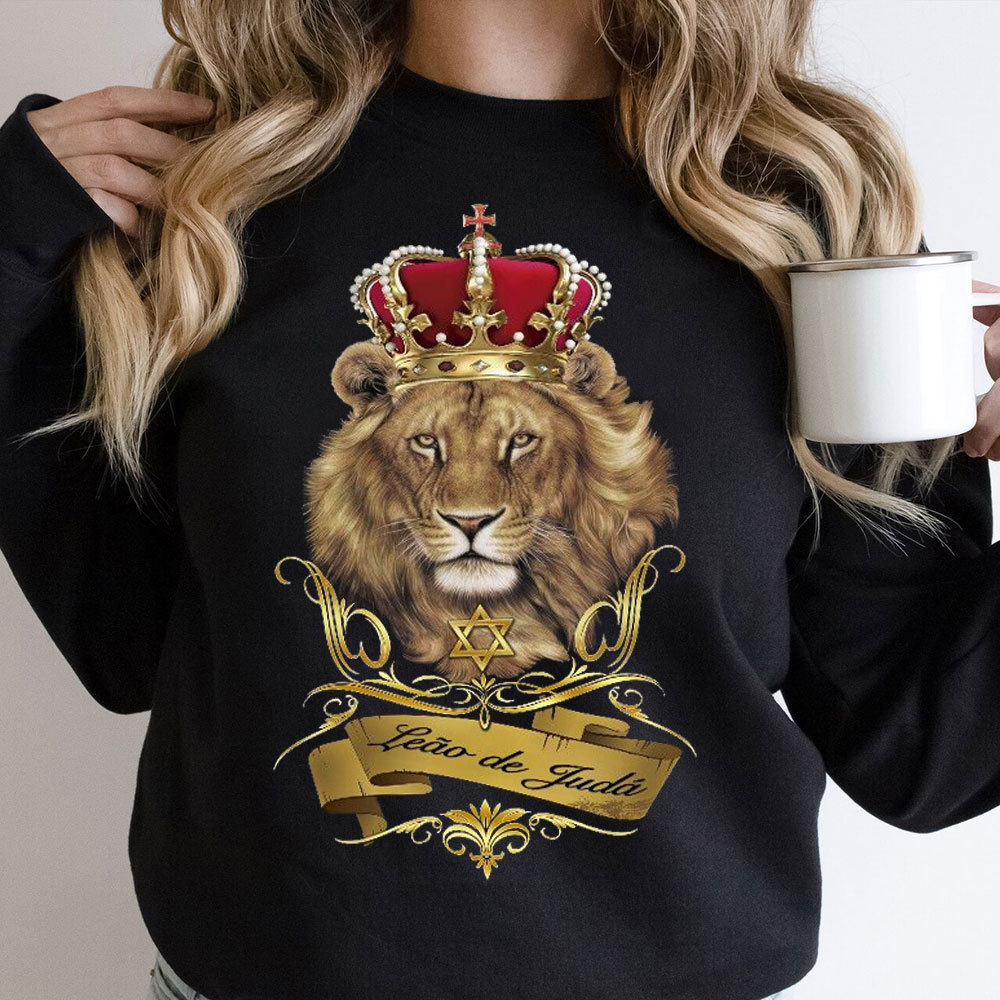 Leo Of Judah Christian Sweatshirt