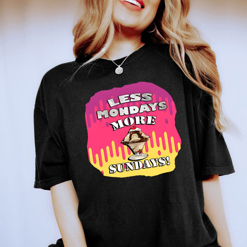 Less Monday More Sunday Christian T-Shirt