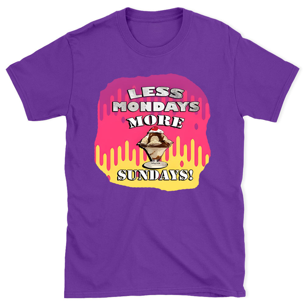 Less Monday More Sunday Christian T-Shirt