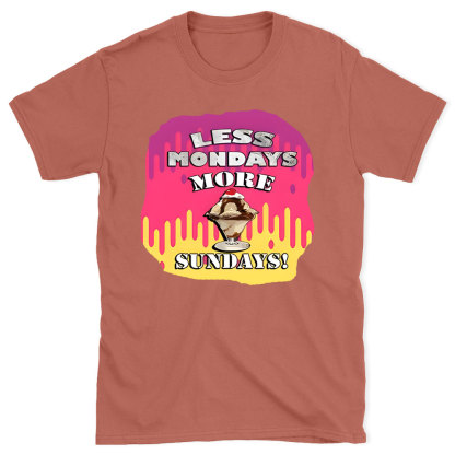Less Monday More Sunday Christian T-Shirt