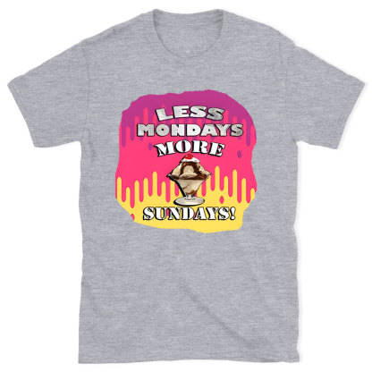 Less Monday More Sunday Christian T-Shirt