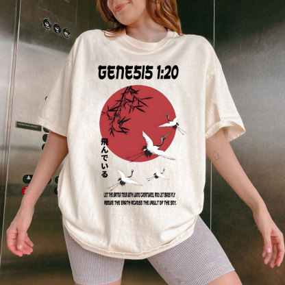 Let Birds Fly Christian Washed T-Shirt