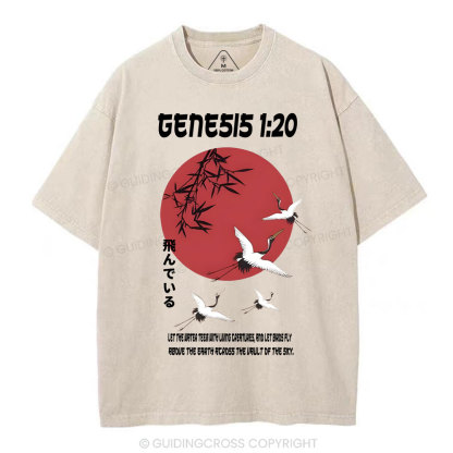 Let Birds Fly Christian Washed T-Shirt