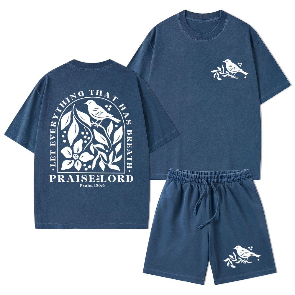 Sample Christian Washed T-Shirt & Shorts Sale - GuidingCross