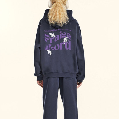 Let Everything That Has Breath Praise The Lord Christian Fleece Hoodie Set