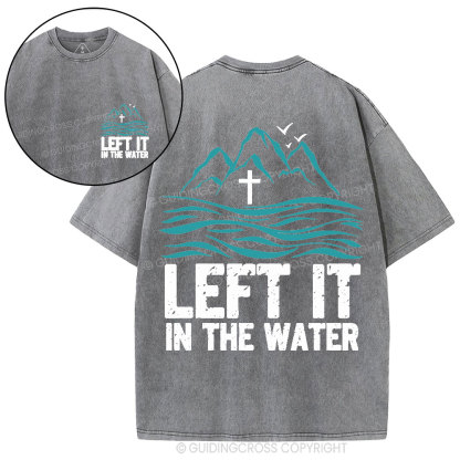 Let It In The Water Christian Washed T-Shirt