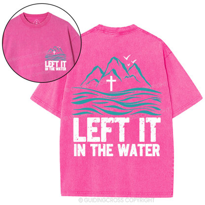 Let It In The Water Christian Washed T-Shirt