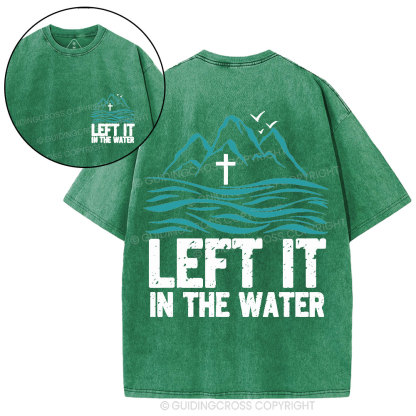 Let It In The Water Christian Washed T-Shirt