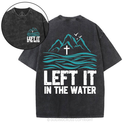 Let It In The Water Christian Washed T-Shirt