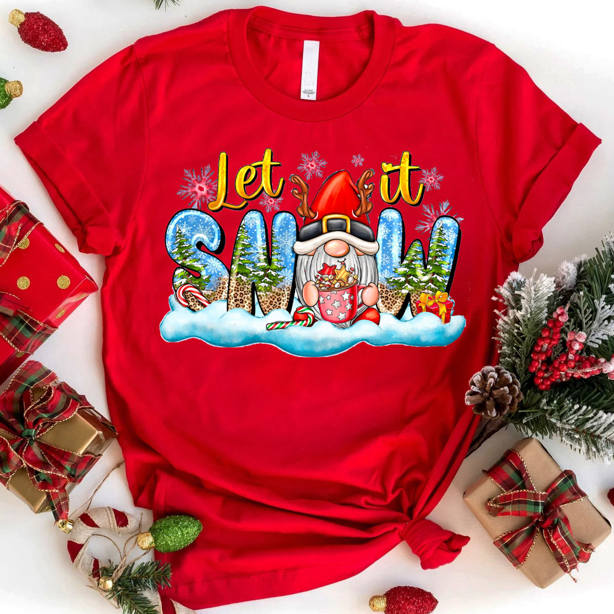 Let It Snow Christian T-Shirt