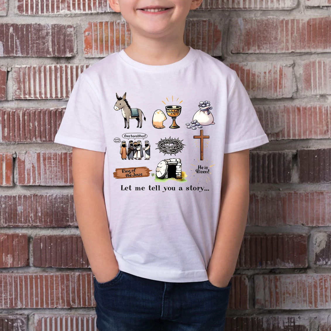 Let Me Tell You A Story Christian Kid T-Shirt