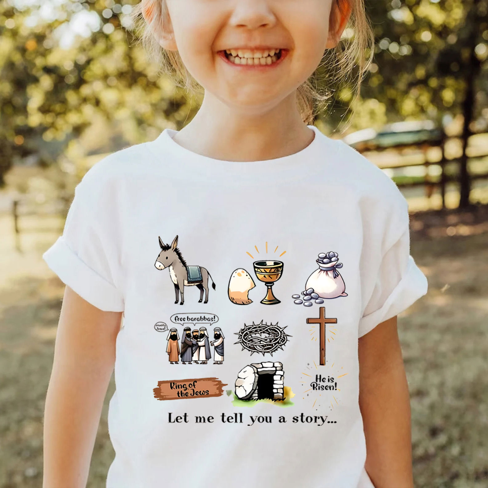 Let Me Tell You A Story Christian Kid T-Shirt