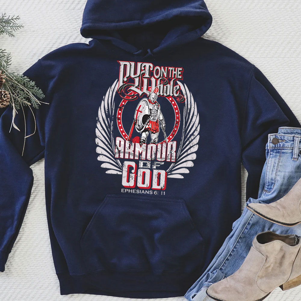 Let The Crusade Begin Deus Vult Christian Hoodie