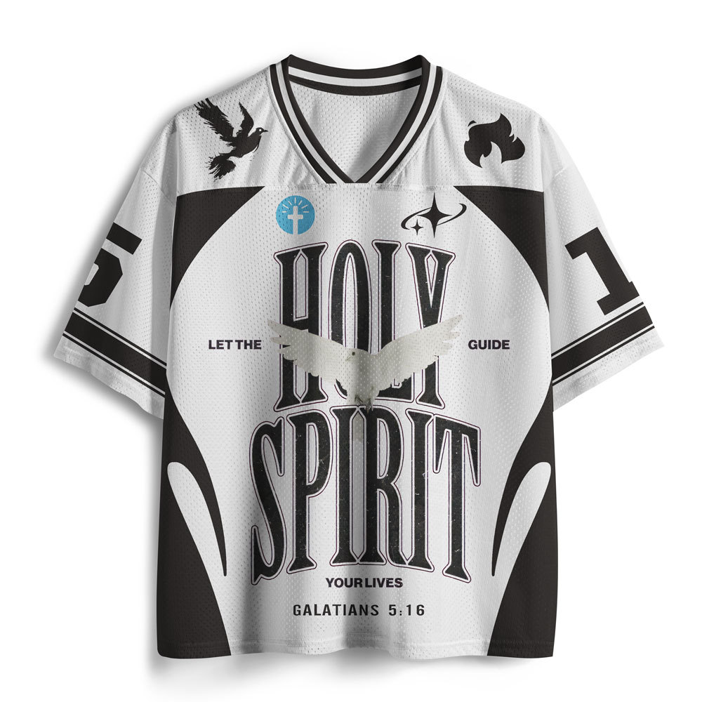 Let The Holy Spirit Guide Your Lives Christian Mesh Jersey