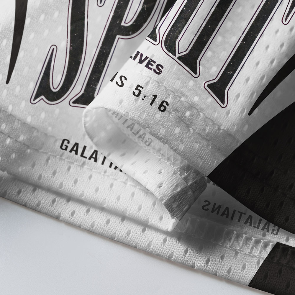 Let The Holy Spirit Guide Your Lives Christian Mesh Jersey