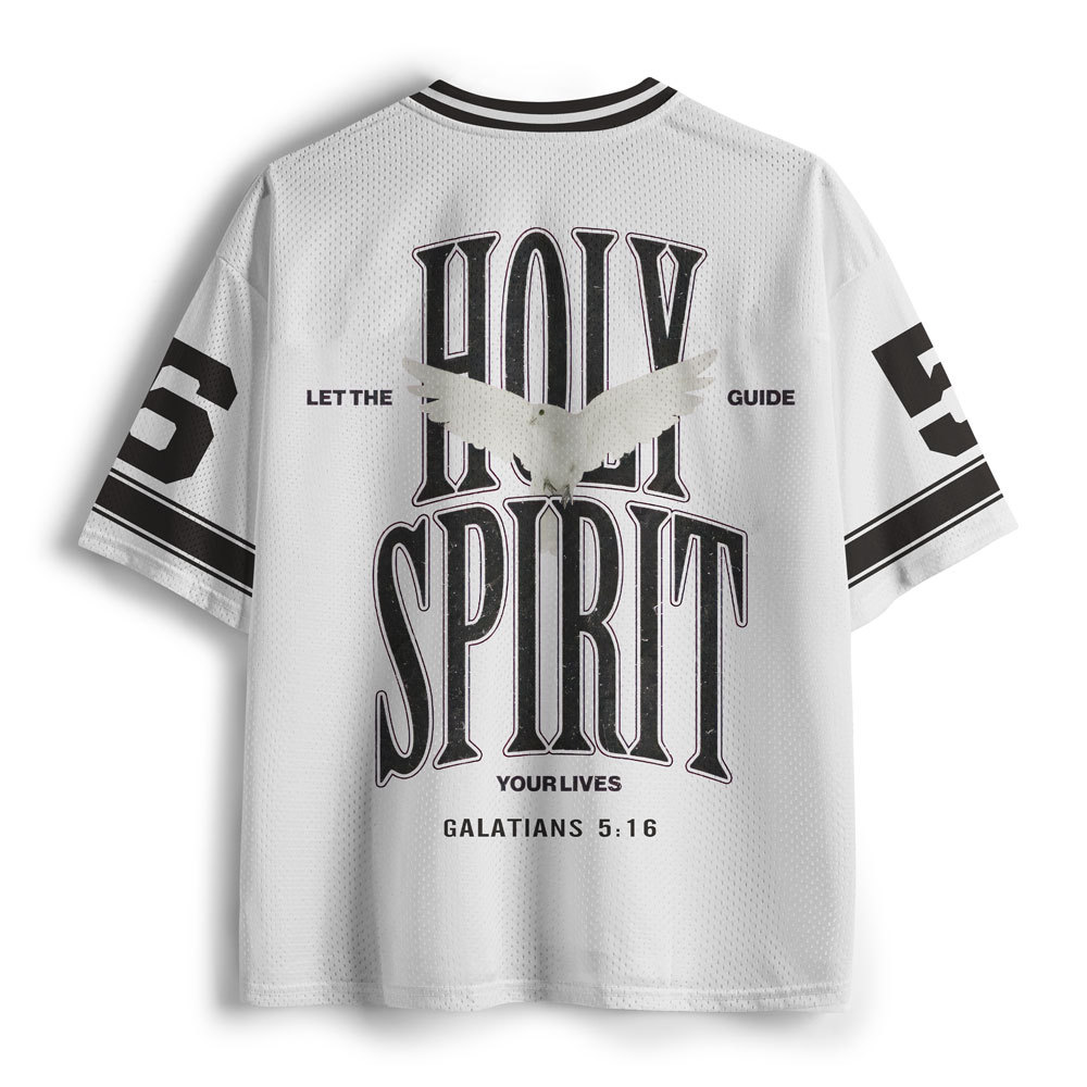 Let The Holy Spirit Guide Your Lives Christian Mesh Jersey