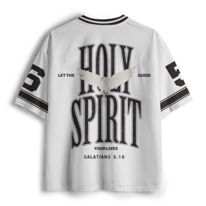 Let The Holy Spirit Guide Your Lives Christian Mesh Jersey