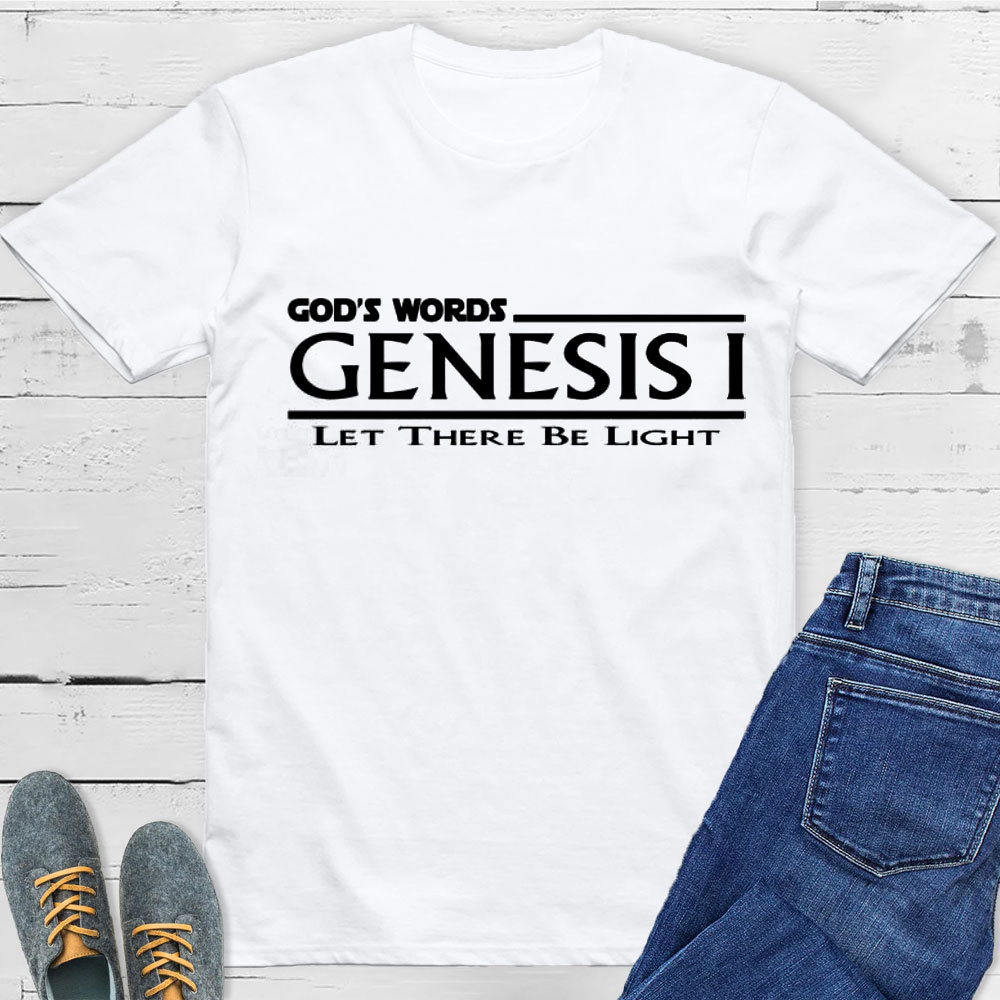 Let There Be Light Christian T-Shirt