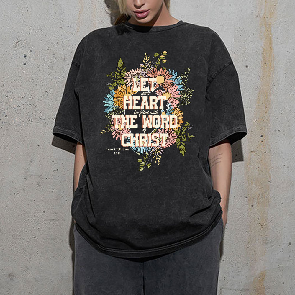Let the Word Of Christ T Shirt Let the Word Of Christ T Shirt