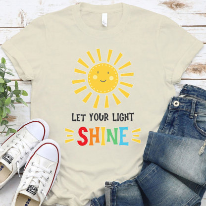 Let Your Light Shine Christian T-Shirt