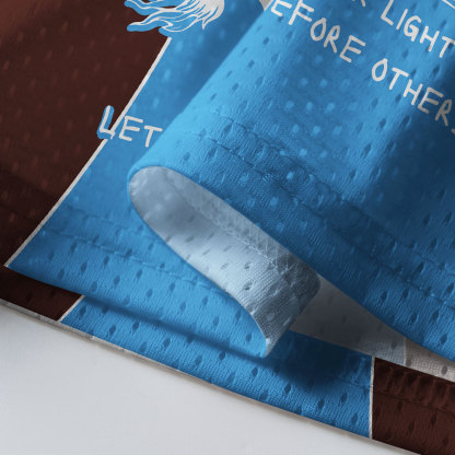 Let Your Light Shining Before Others Christian Mesh Jersey