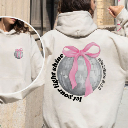 Let Your Light Shining Christian Fleece Hoodie Set